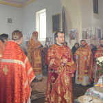 Во время молебна